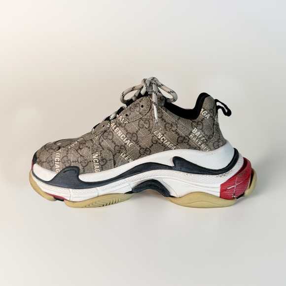 Gucci x Balenciaga Triple S Sneaker ‘The Hacker’ size 37W - Picture 6 of 8